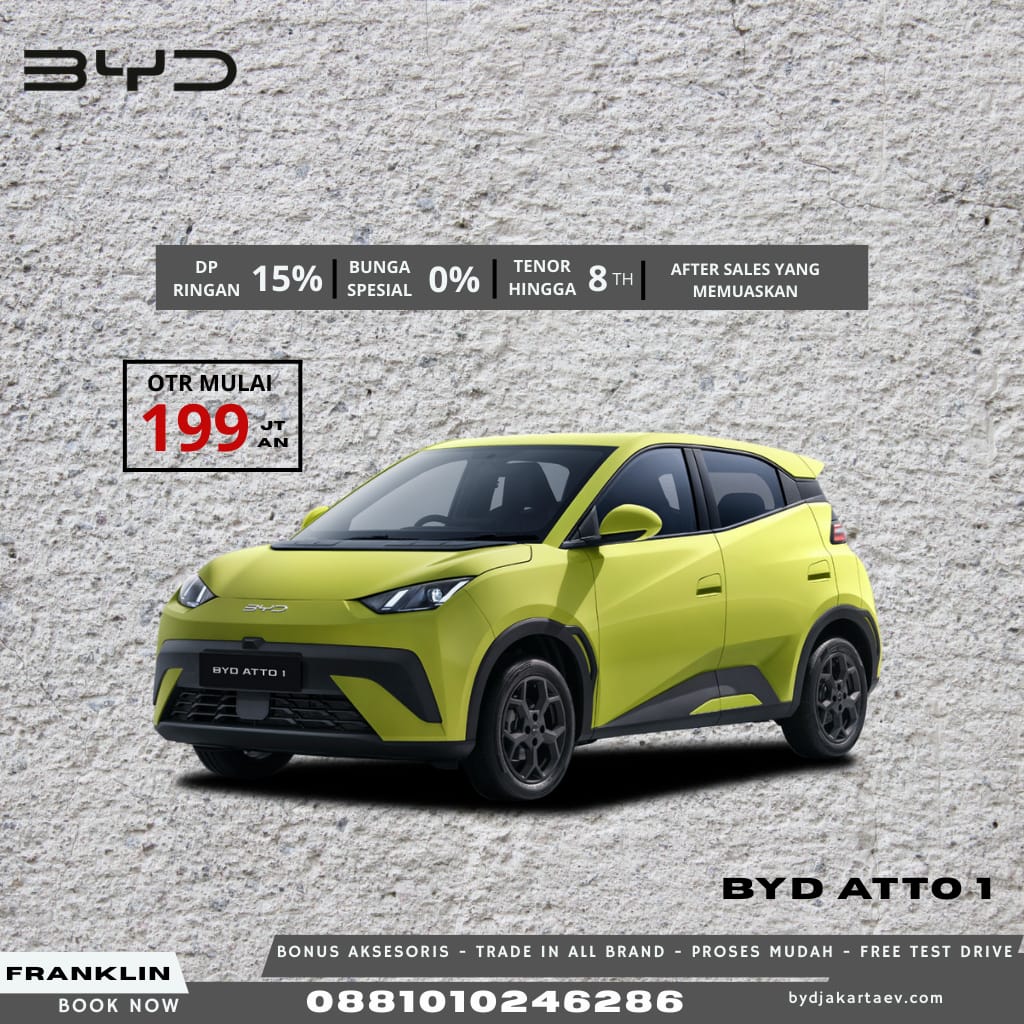 Promo BYD Atto 1 Jakarta